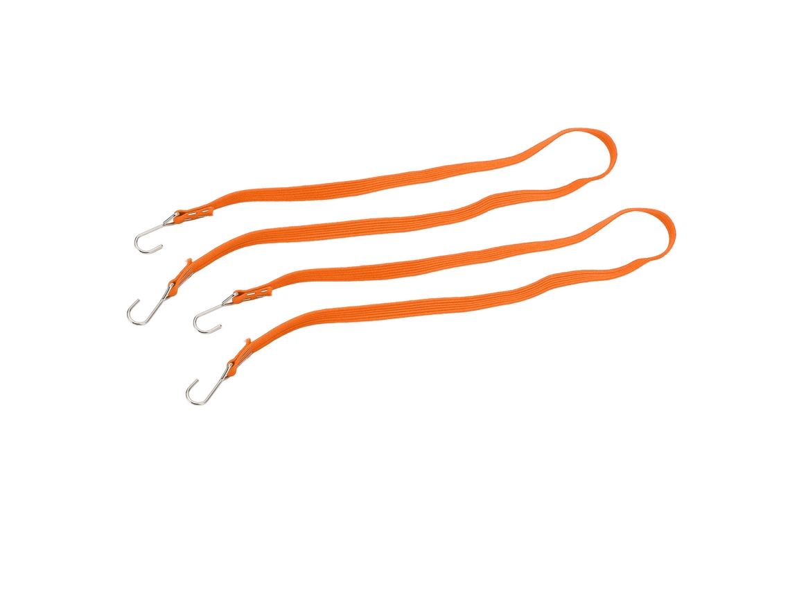Cintas elásticas de nylon para bagagem RC para todos os carros RC, laranja, Slowmoose