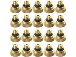 Pacote Com 20 Bicos De Pulverização Latão 0,3 Cm Para Sistemas
