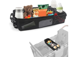 Adaptador De Bandeja De Lanches Para Carrinho De Bebê Com Liberação Rápida E Porta-copos