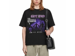 Rockinstone Amityville Horror Get Out In Japanese Graphic T-shirt Size:xxxl