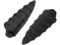 Apoios para os Pés do Piloto Dianteiros de Borracha Pedais Pé Compatíveis Xdiavel 1260 Aço Fundido Precisão