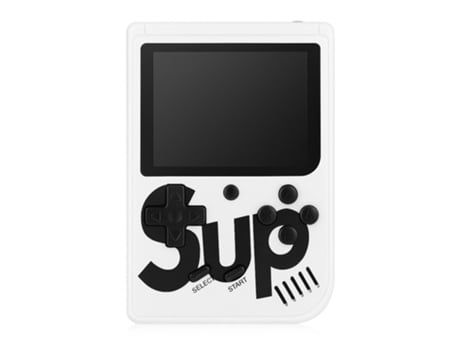 Consola De Jogos Portátil “sup” Com 400 Jogos Retro, Saída Av Para Tv E Comando Extra Retro Sup Branco