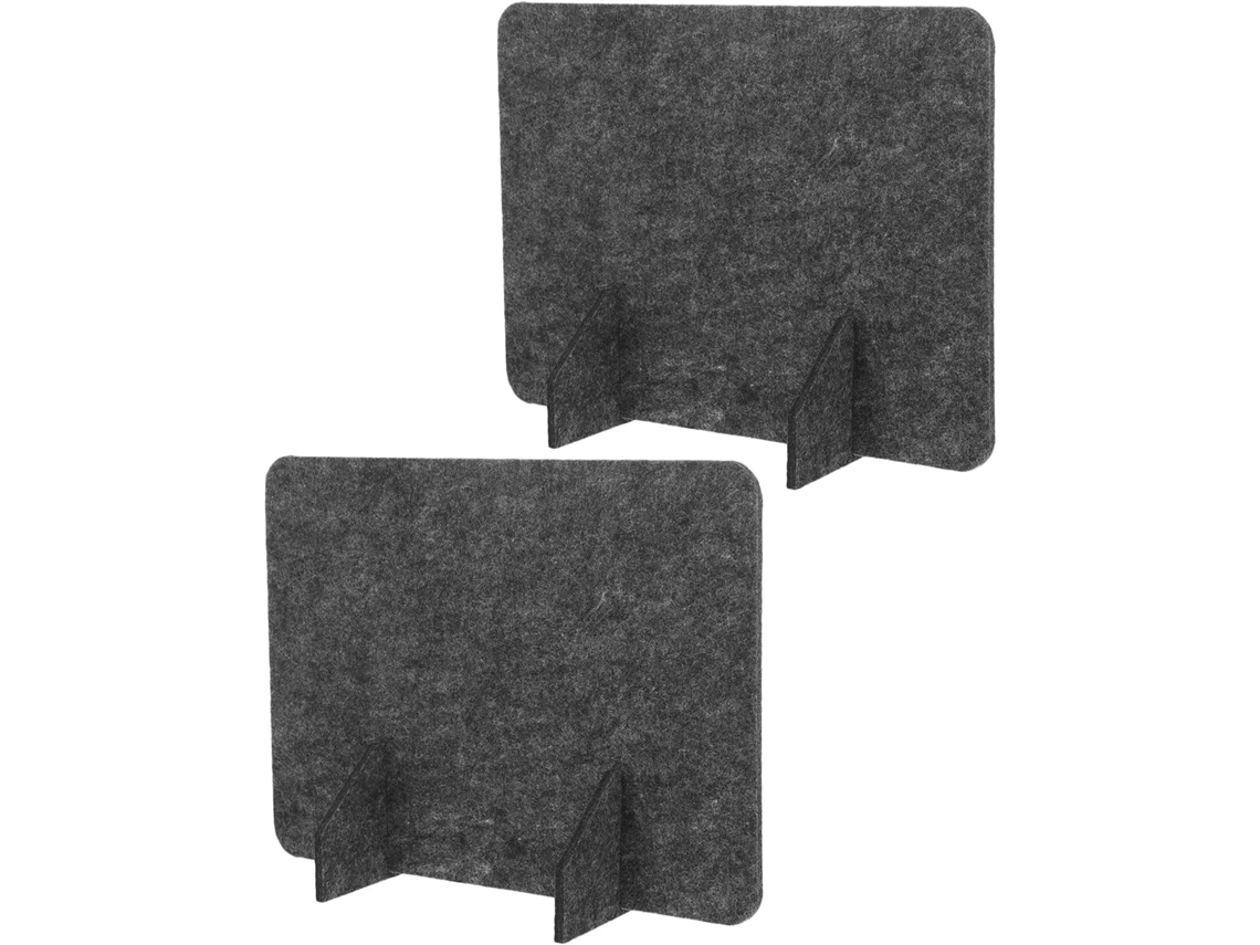Divisórias De Mesa Em Feltro, 2 Peças