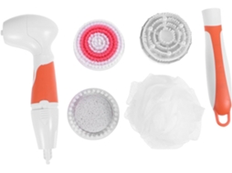 1 Conjunto De Escova Banho Elétrica À Prova D Água Com Cabo, Ferramenta De Limpeza E Massagem Corporal, Design Portátil