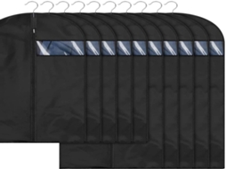Bolsa Organizadora Lurelia 10 Un. Para Roupas E Guarda-roupa, Reutilizável, Fecho Zíper E Com Alça
