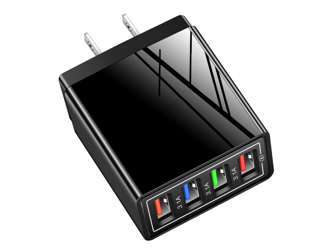 Carregador de Telefone LAXISCREED 4 Portas Usb 3.1a Fast Charging