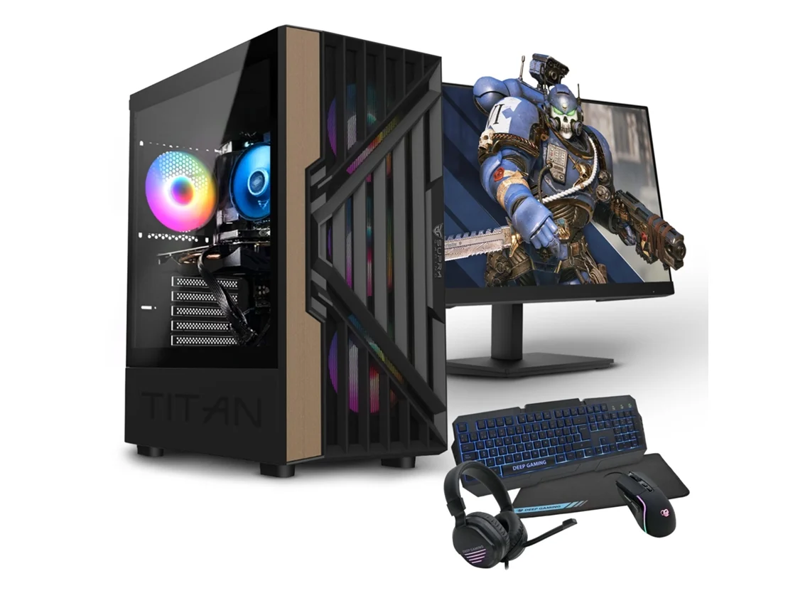 Kit Gaming Amd Ryzen 7 8700g Ram 32gb Grafica Integrada 2 Tb Ssd Nvme Wifi Bluetooth Monitor Lcd 27.0 Windows 11 Pro Pc Racing