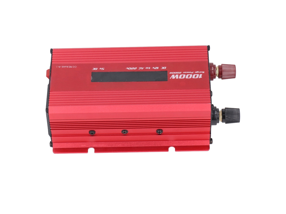 Laxiscreed Inversor De Potência 1000w Com Onda Senoidal Para Carro, Entrada Dc 12v