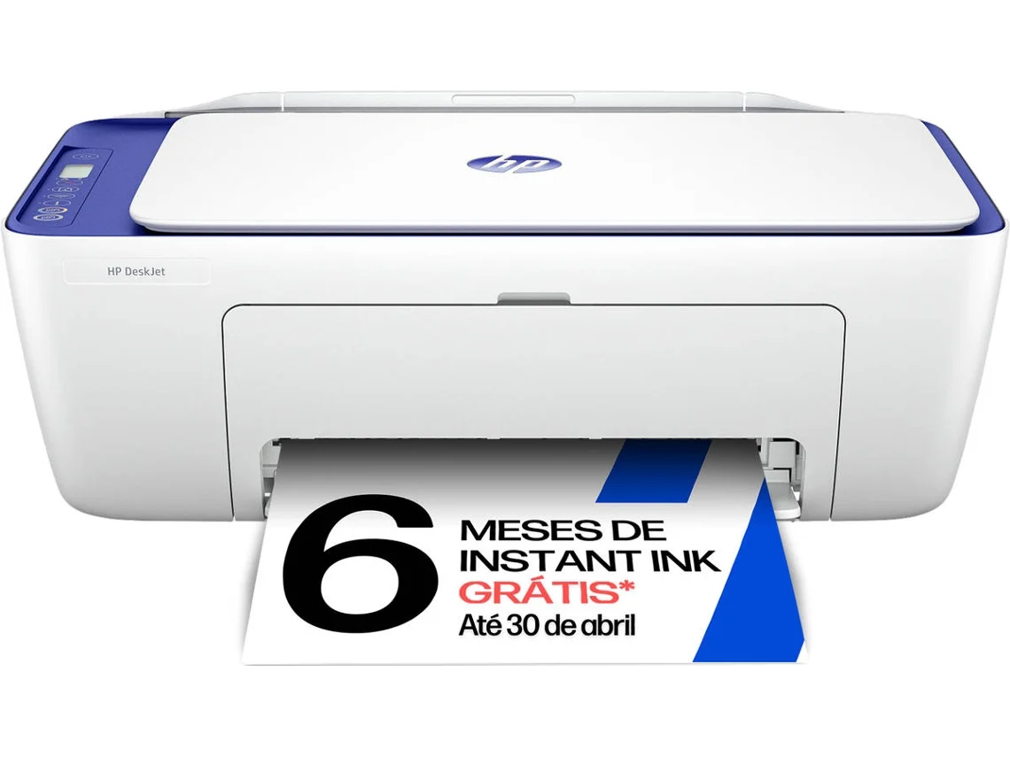 Impressora HP DeskJet 2821e (Outlet Caixa Aberta - Multifunções - Jato de Tinta - Wi-Fi - Instant Ink)
