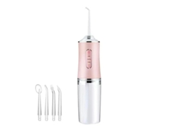 Irrigador Oral Yizhood Flosser De Água Sem Fio Portátil Dental Limpador De Dentes Fio Dental Rosa