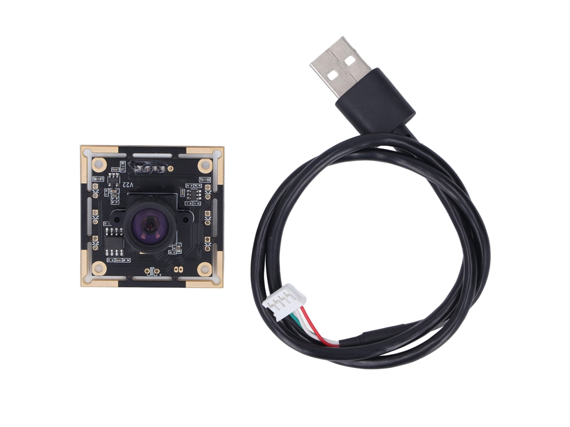 Módulo de câmera 1mp com saída USB 2.0, placa de câmera para computador, 100 graus, foco manual