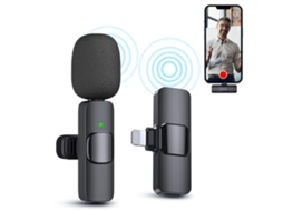 Microfone De Lapela Sem Fio Mini Mic Ios 1to1 1to Aquaforge