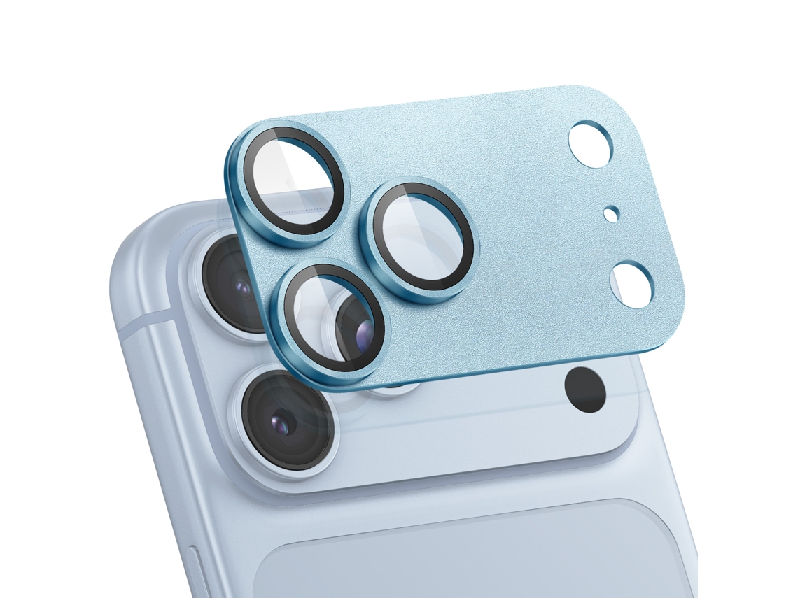 Protetor De Câmara Para Iphone 18 Pro Em Vidro Temperado E Alumínio 9h