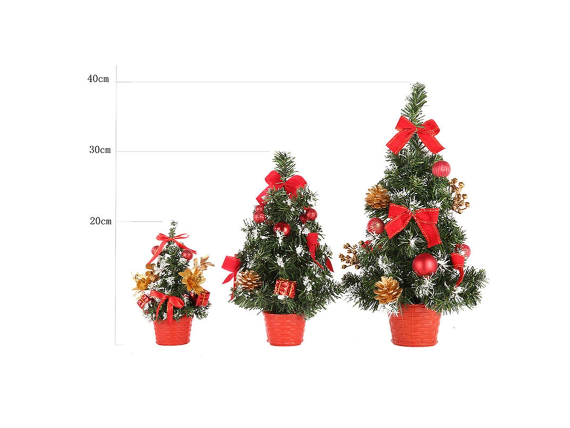 Árvore de Natal Pequena para Mesa, Decoração de Presente LAXISCREED