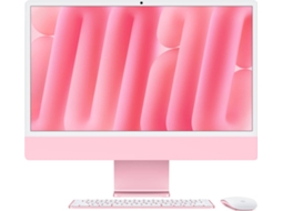 iMac APPLE Rosa (24'' - Apple M4 10-Core - RAM: 16 GB - 256 GB - GPU 10-Core)