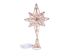 Enfeite De Estrela De Natal Elegante E Iluminado, 16 X 30 Cm, Pacote Com 1 Unidade Olysi Shop