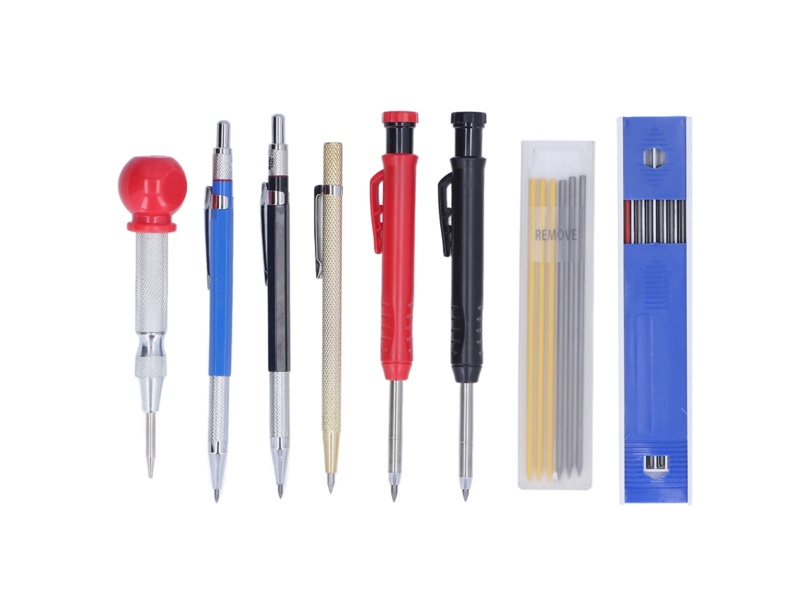 Kit de marcação de carpinteiro (marcação substituível em liga de grafite e tungstênio)