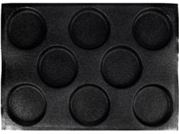Formas De Silicone Perfuradas Com 8 Cavidades Para Hambúrgueres, Ideais Para Cozinhar. Gokoco