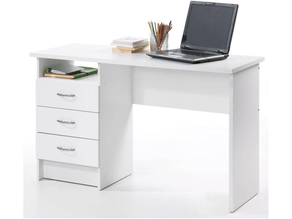 Secretária STAPLES Function Branco (120 x 72.3 x 48 cm - Melamina)