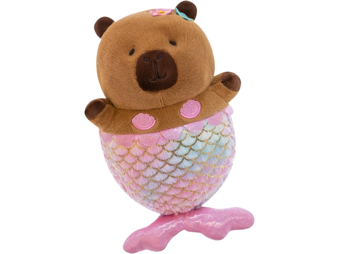 Capivara Em Peluche, Animal Em Peluche Capivara Em Peluche Capivara Sirène Douce À Câliner,peluche Gokoco