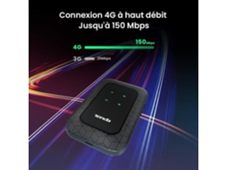 Tenda-rotador móvel 3g/4g lte, 150 mbps, plug & play, funciona com cartão sim, wi-fi, hotspot, rotador portátil. 4G180