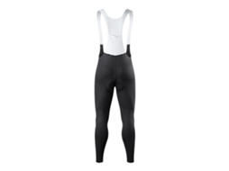 Calças de ciclismo masculinas com suspensórios e bolso traseiro acolchoado para ciclismo em estradas de terra, marca única.
