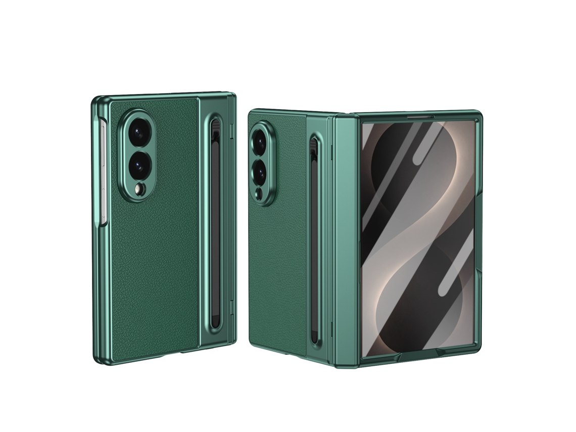 Capa Para Samsung Galaxy Z Fold8, Capa Protetora De Película Temperada Tudo Em Um Digitallab (verde)