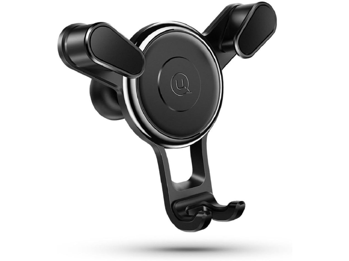 Suporte Universal Giratório Para Celular Em Formato De Triângulo Para Saída De Ar Do Carro Com Clipe.