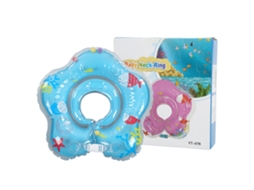 Boia De Natação Inflável Mais Grossa Para Bebês, Equipamento De Natação Para Bebês Com Sinos Para Recém-nascidos, Azul, 9 Cm/3,5 Pol. -aquaforge