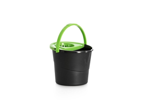 Cubo C/escurridor Redondo Negro Nice 12l Dech