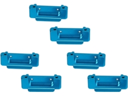 Kit de Atualização do Para choque Traseiro de Reposição para Carros Rc, com 6 Peças, Compatível com A959 b, A969 b e A979 b, Azul. SFUSHOS