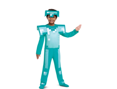 Fato de Menino LIRAGRAM ESPAÑA Armadura Deluxe Minecraft  (4-6 anos)