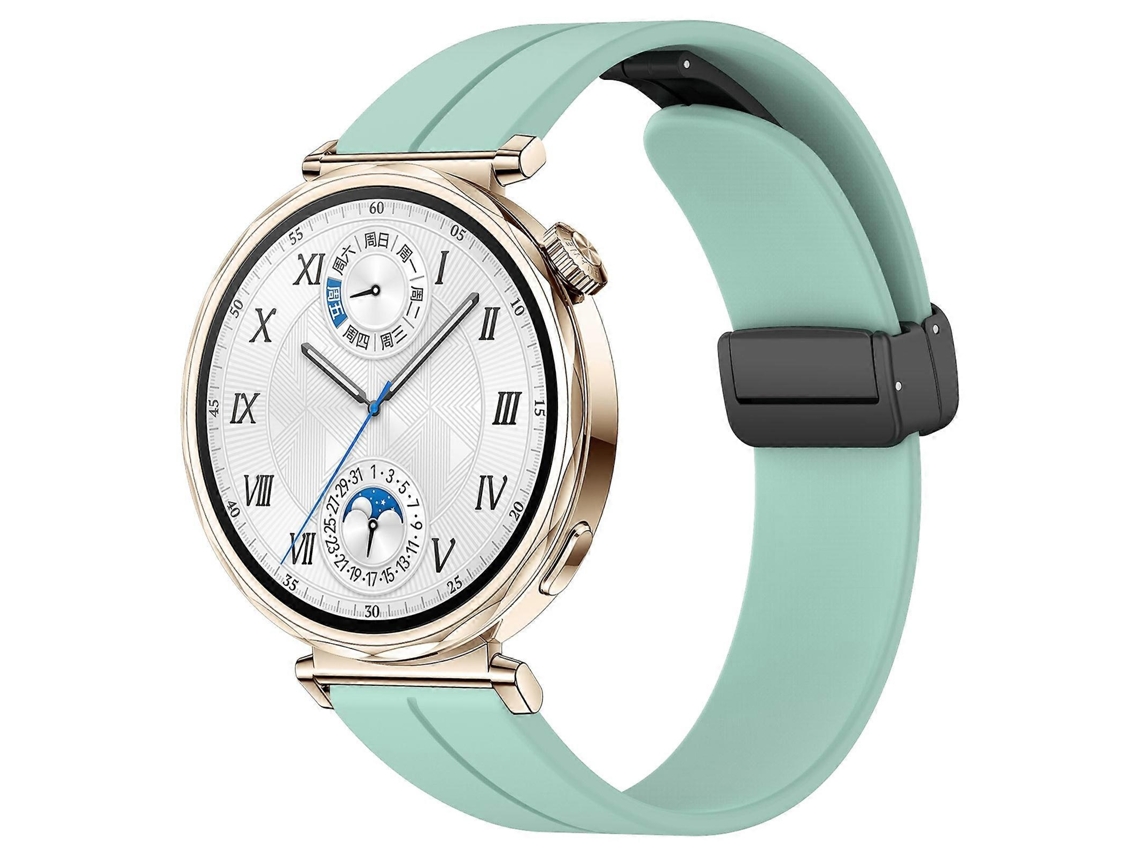 Pulseira De Silicone Dobrável Com Fecho Magnético