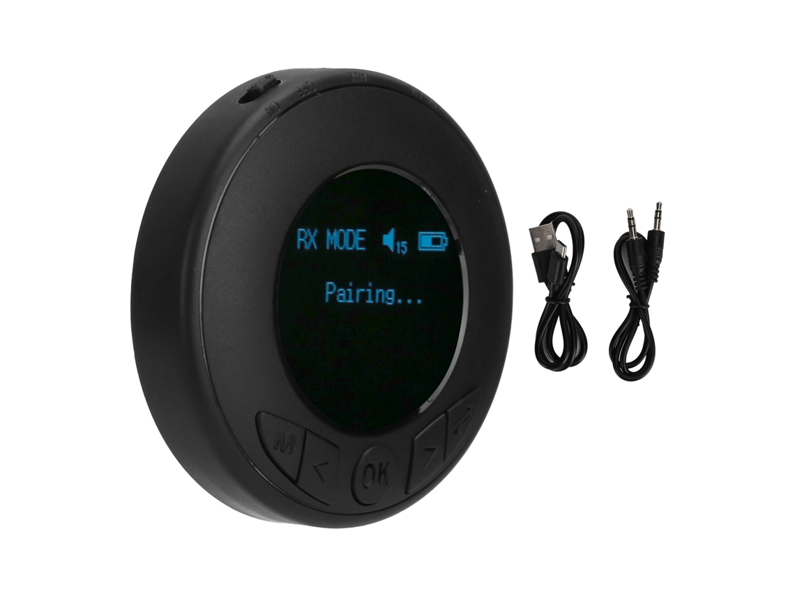 Aetheria adaptador Bluetooth 5.0 Portátil Transmissor/receptor Audio Aptx Ll Sem Fio 10m 12h Bateria
