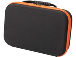 Bolsa profissional para ferramentas com múltiplos compartimentos, caixa de armazenamento resistente com divisórias.