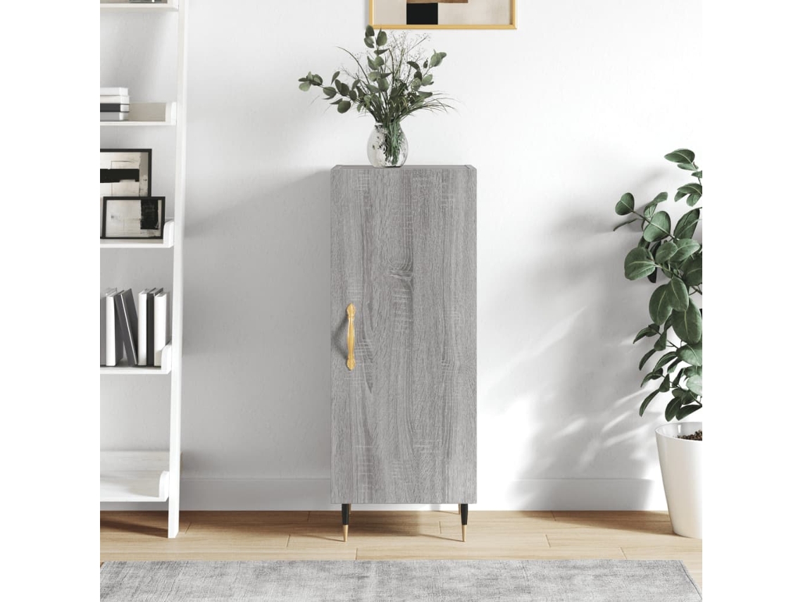 Aparador 34,5x34x90 cm Derivados de Madera Gris Sonoma