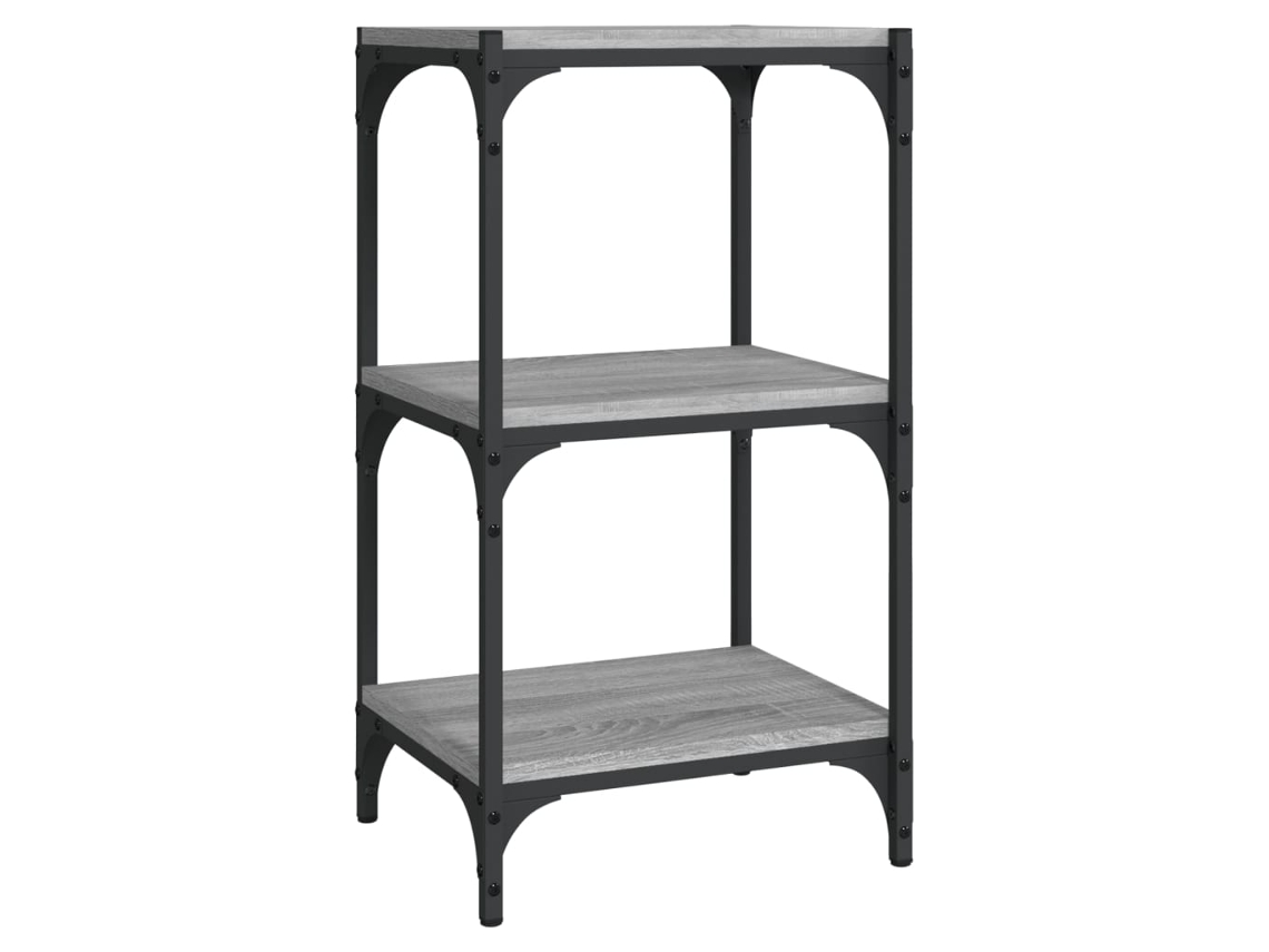 Book Cabinet, Book Cabinets Vidaxl Cinzeto Madeira Processada (n/a)
