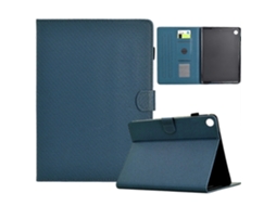 Capa De Couro Sintético Texturizado Em Fibra De Cor Sólida Para Tablet Lenovo Tab M10 Gen 3