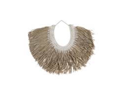 Decoração de Parede com Conchas de Fibra Marrom 70x3x57cm ALEXANDRA HOUSE LIVING