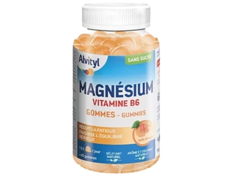 ALVITYL Vitamina B6 Magnésio Alperce 45 Gomas