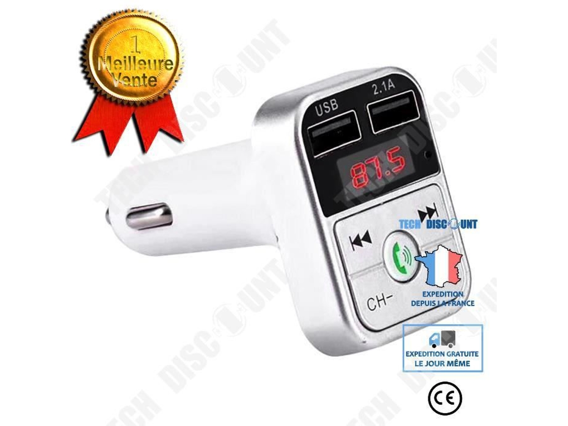 Transmissor FM para carro TD® Dual USB Bluetooth 4.1- carregador kit viva-voz para carro Transmissor FM MP3 player