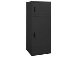 Vidaxl Armário Para Selas 53x53x140 Cm Aço Antracite