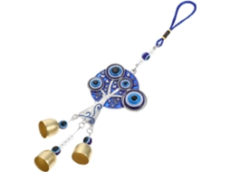 Decoração Suspensa Elegante da Healeved com Árvore da Vida e Olho Grego Azul, Feita de Liga Metálica e Esmaltes CHABERLU