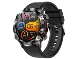 Smart Watch 1.43 Ecg Composição Sanguínea Açúcar Sem Sangue IMC Função Gordura Corporal Liga Shell Chamada Bluetooth Sos Preto Bestvite