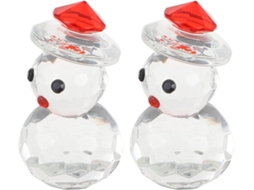 Conjunto 2 Figuras Decorativas Festa Chapéu Vermelho Nariz Resistentes Ideais Decorar Estar Sala GOKOCO