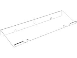 Suporte de Teclado Ergonômico Amosfun em Acrílico com Superfície Lisa para Organização da Mesa, Simples e Incl