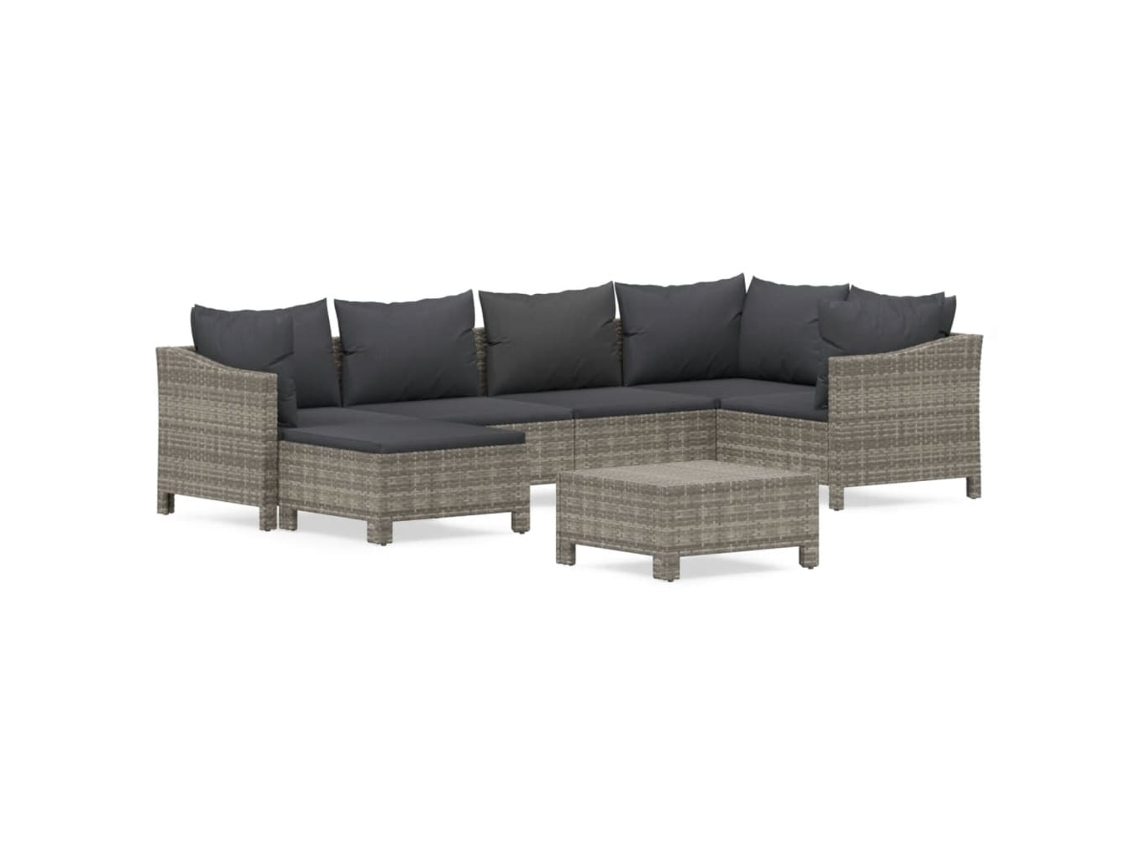 Garden Lounge Set, Garden Lounge Sets Vidaxl Cinzeto Rattan / Vime (n/a)