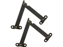 Dobradiça Dobrável Para Tampa, 2 Peças, Substituição Para Armário, Caixa De Madeira, Guarda Roupa, Dobradiças De Metal