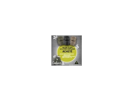 Saco Impermeável ARES Amazonia Verde 10L Costuras Seladas Ultrassónicamente
