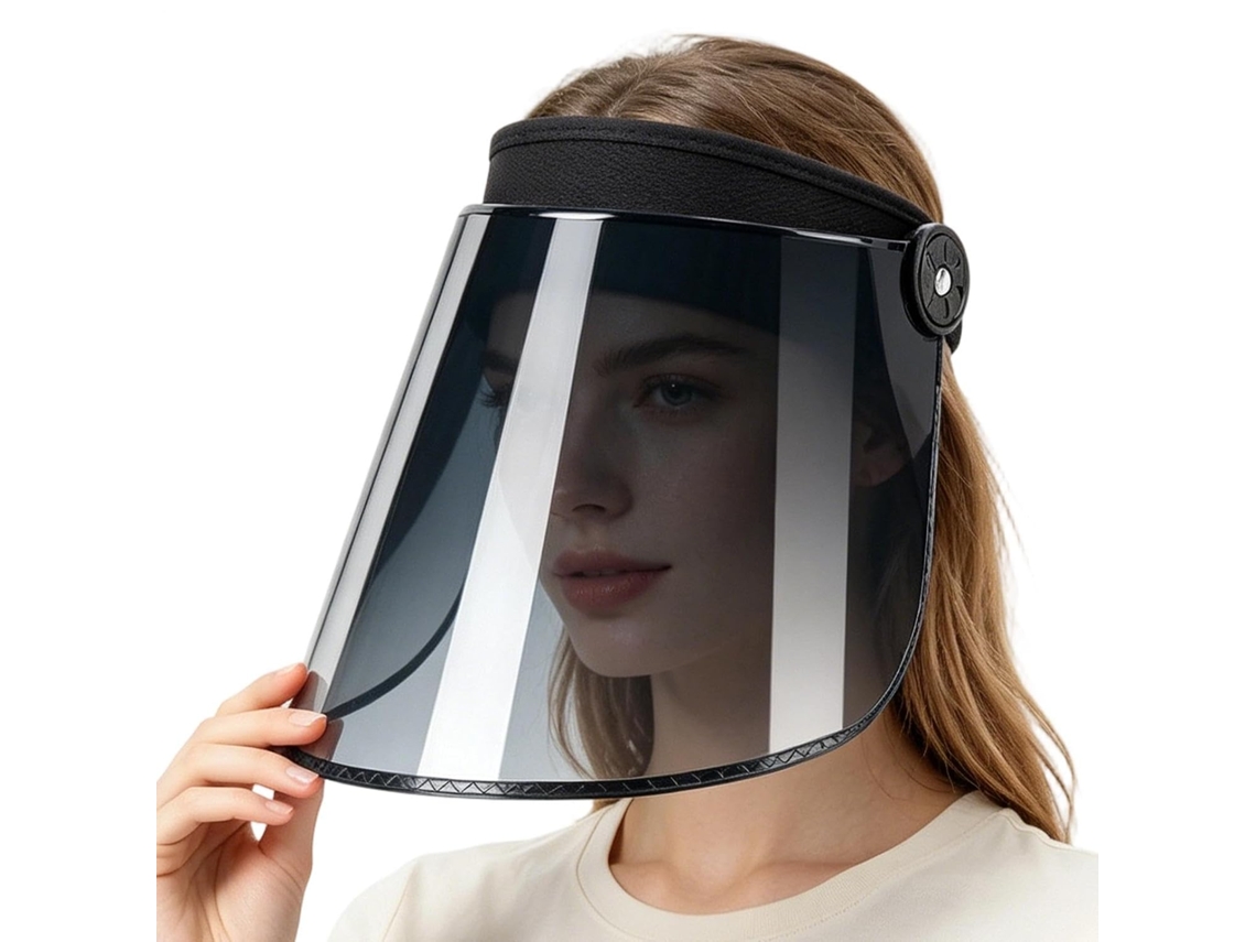 Boné Com Proteção Facial Completa, Ajustável E Impermeável.